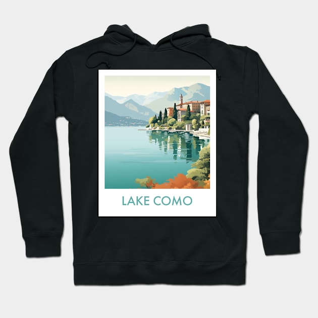 LAKE COMO Hoodie by MarkedArtPrints